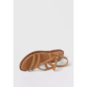 NWT ZARA studded leather sandals